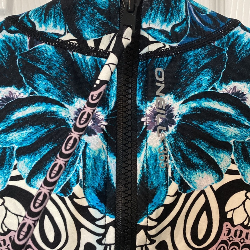 O'Neill One Piece Glamour Surf Suit Rash Suit Swimsuit Long Sleeve Rashguard - Picture 8 of 12